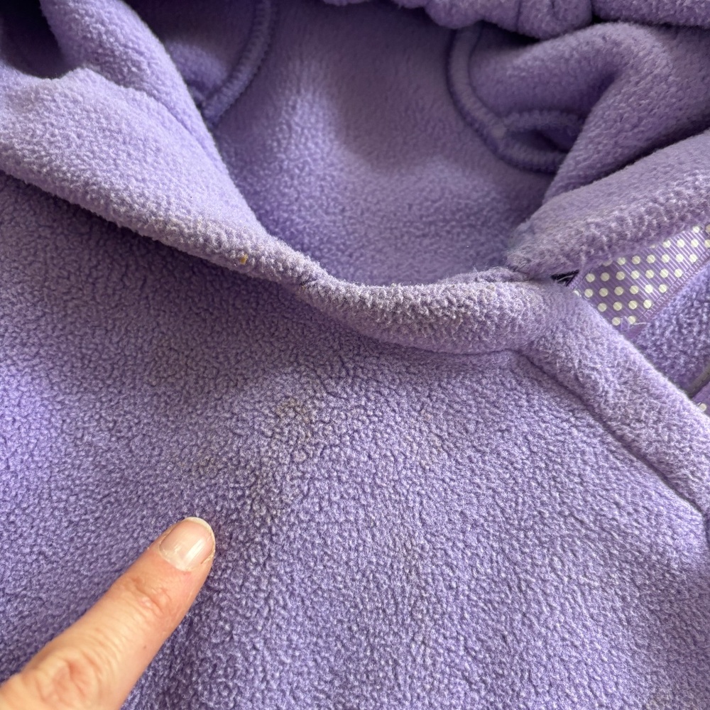 Widgeon Purple Fleece Jacket 24M - Picture 2 of 8